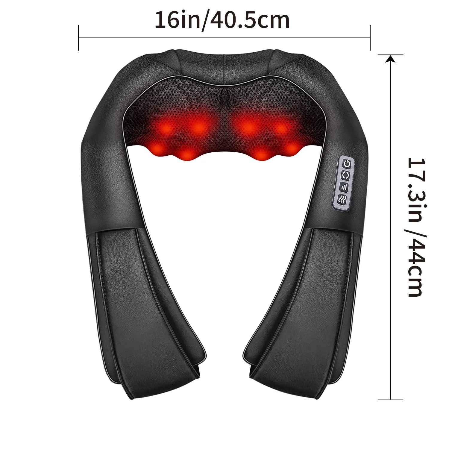 Shiatsu Neck Massager with Heat, Electric Deep Tissue 4D Kneading Massage, Back Shoulder Massager for Body Muscle, Best Gifts for Women Men Mom Dad, Fathers Day, Mothers Day, Christmas Gifts